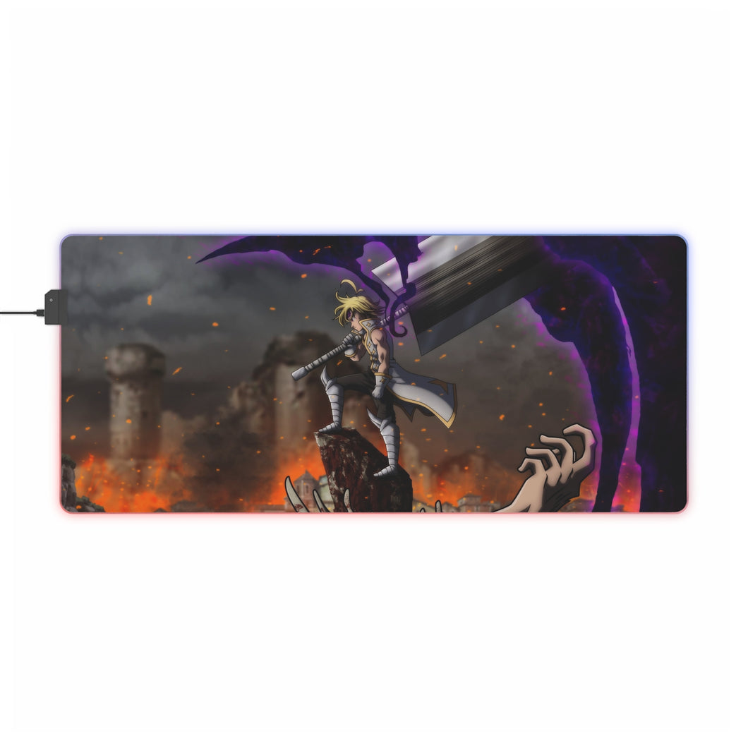 Medliodas Demon King RGB LED Mouse Pad (Desk Mat)