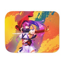 Load image into Gallery viewer, Saeko Busujima Sherpa Blanket
