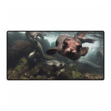 Load image into Gallery viewer, Sea Lion Underwater Mouse Pad (Desk Mat)
