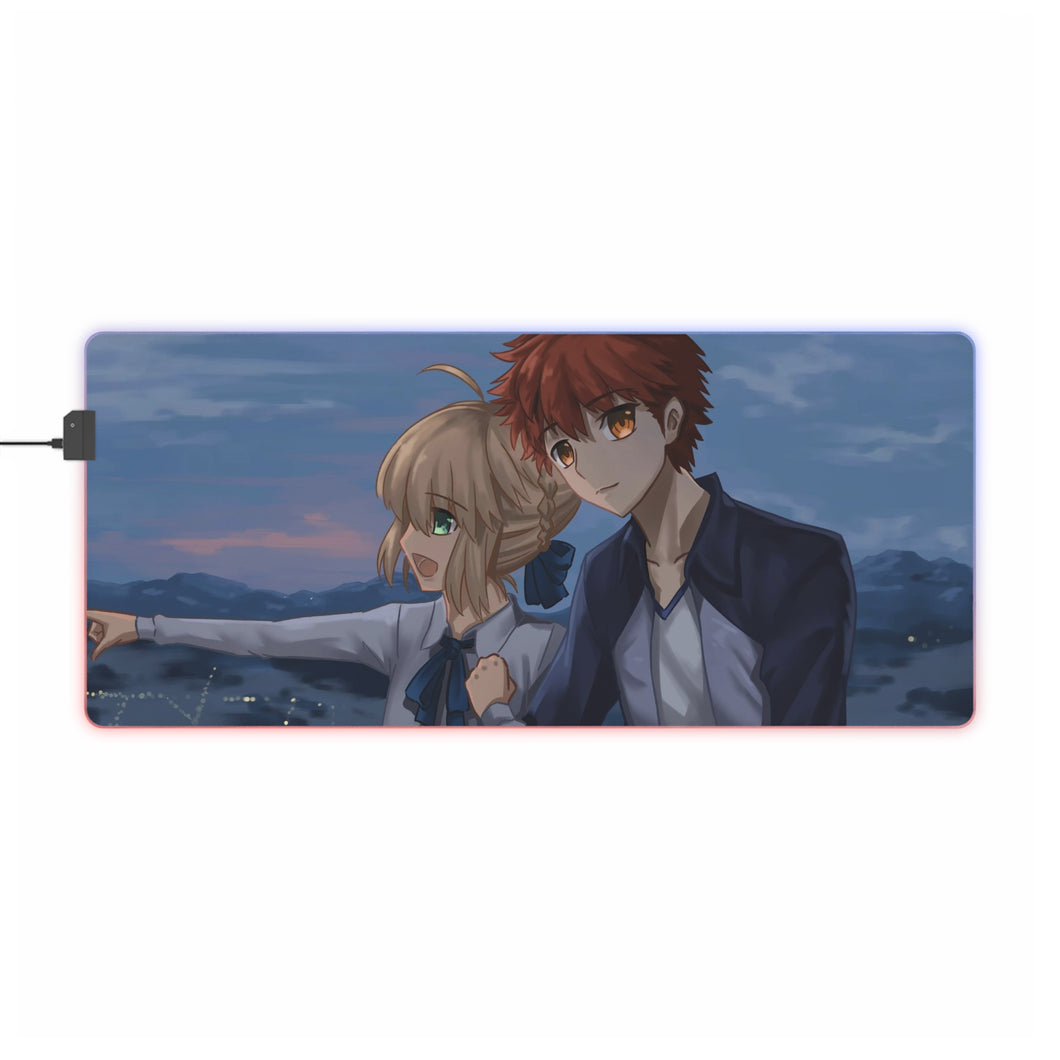 Artoria Pendragon RGB LED Mouse Pad (Desk Mat)