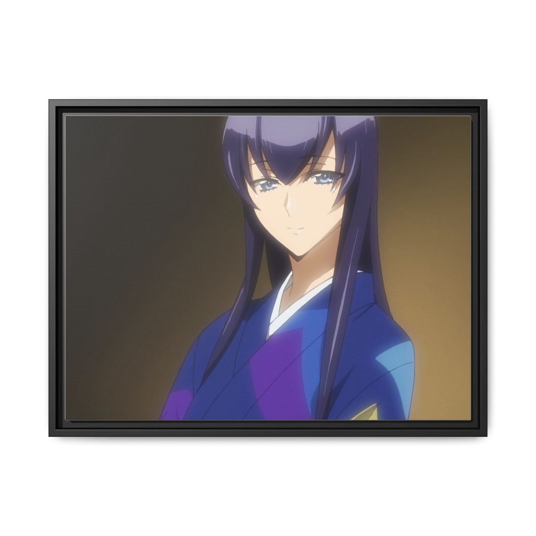 Highschool Of The Dead Canvas Framed Art Print