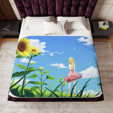 Load image into Gallery viewer, Anime Your Lie in April Sherpa Blanket
