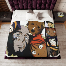 Load image into Gallery viewer, Anime Cowboy Bebopr Sherpa Blanket
