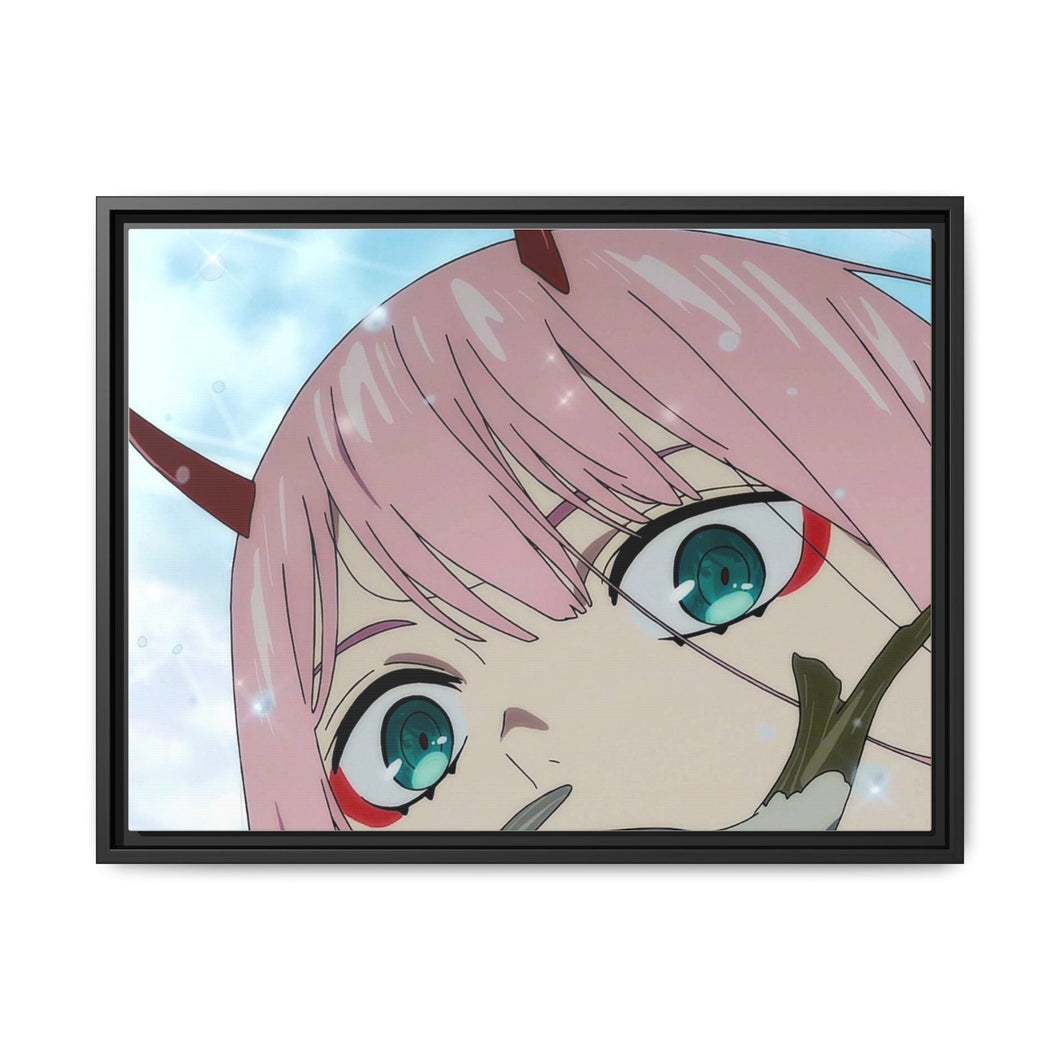 Anime Darling in the FranXX Canvas Framed Art Print