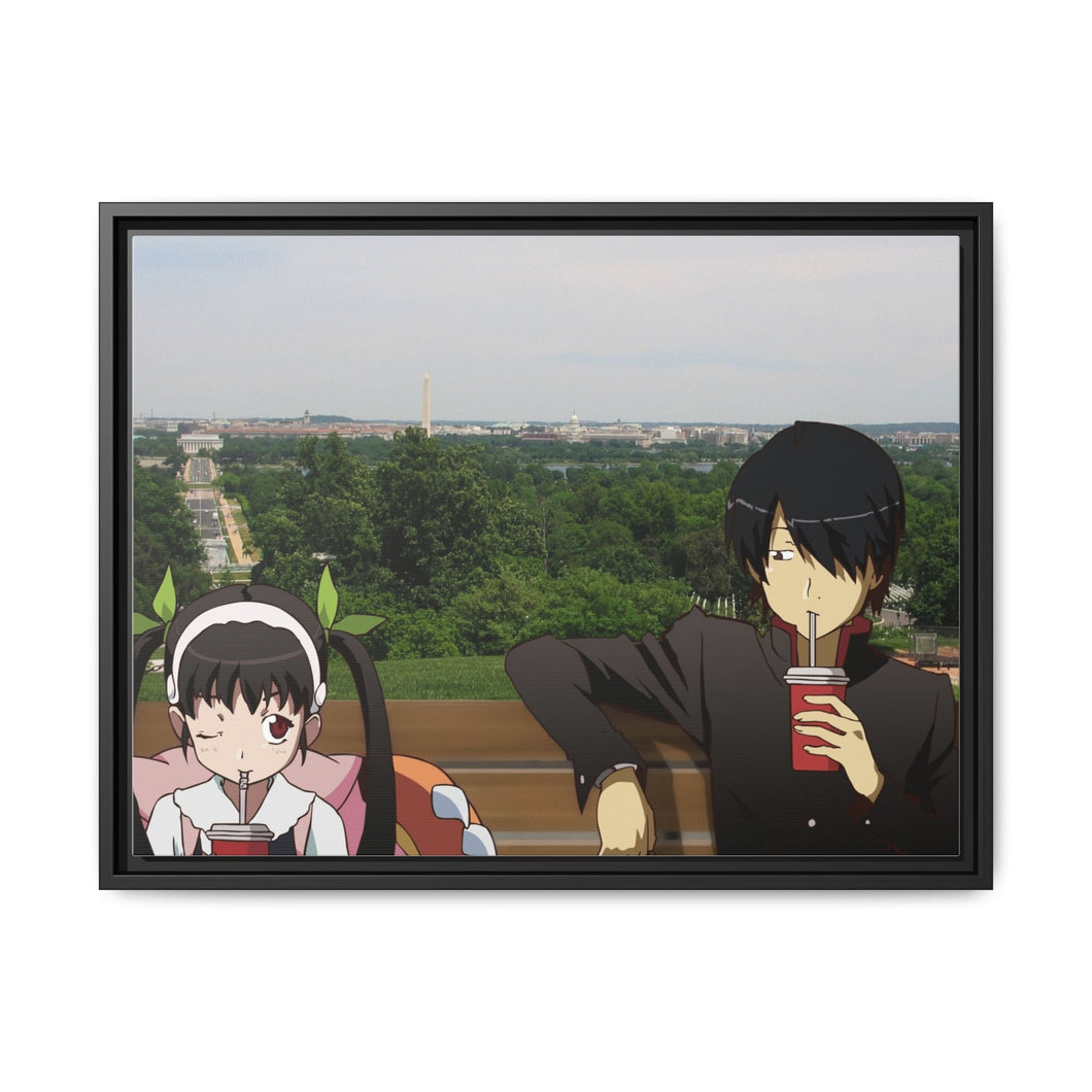 Monogatari (Series) Canvas Framed Art Print