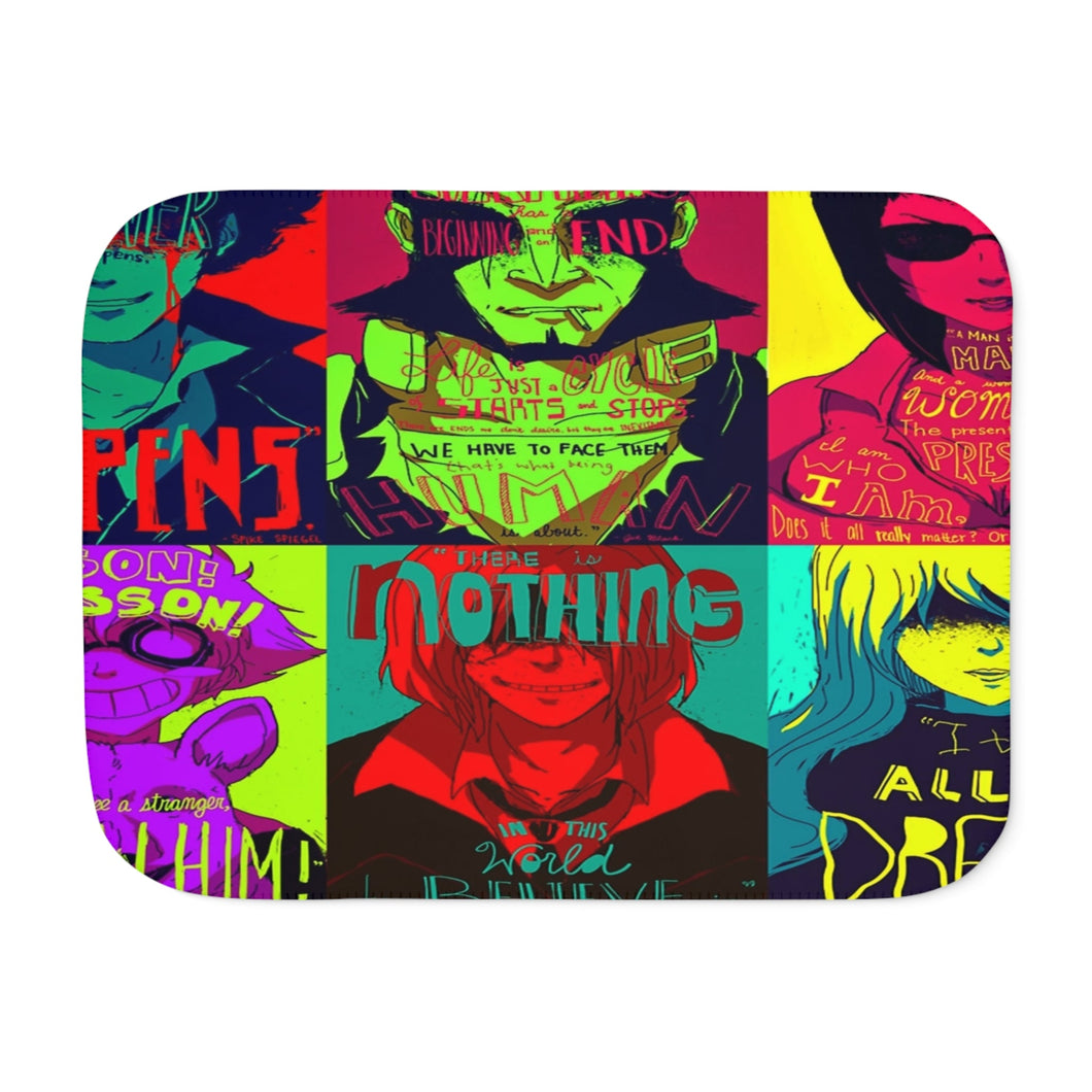 Anime Cowboy Bebop Sherpa Blanket