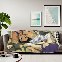 Load image into Gallery viewer, Hunter x Hunter Killua Zoldyck, Gon Freecss Sherpa Blanket
