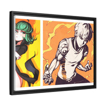 Load image into Gallery viewer, Saitama, Tatsumaki and Genos Canvas Framed Art Print

