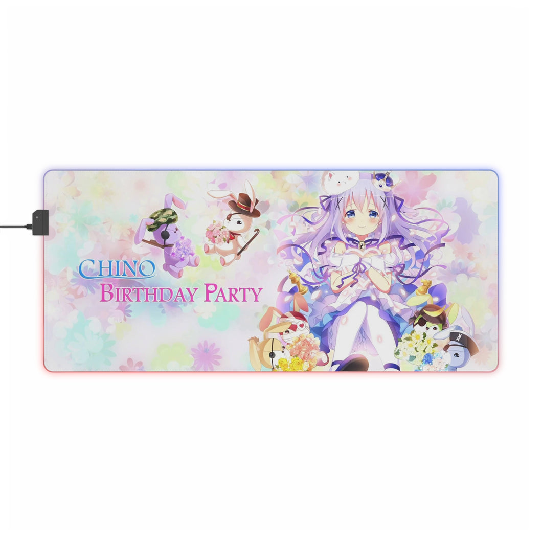 Is The Order A Rabbit? RGB LED Mouse Pad (Desk Mat)