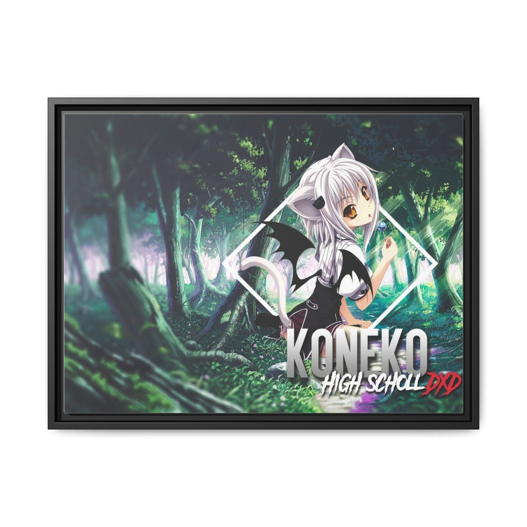 Anime High School DxDr Canvas Framed Art Print