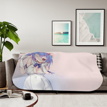 Load image into Gallery viewer, Is It Wrong To Try To Pick Up Girls In A Dungeon? Sherpa Blanket
