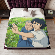 Load image into Gallery viewer, Howl&#39;s Moving Castle Sherpa Blanket

