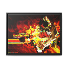 Load image into Gallery viewer, Anime Samurai Champloor Canvas Framed Art Print

