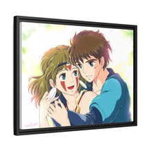 Load image into Gallery viewer, Anime Princess Mononoke Canvas Framed Art Print
