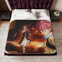 Load image into Gallery viewer, Fairy Tail Natsu Dragneel Sherpa Blanket
