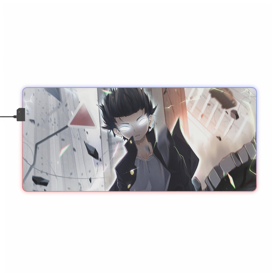 Mob Psycho 100 Shigeo Kageyama RGB LED Mouse Pad (Desk Mat)