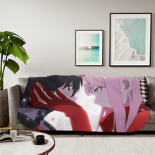 Load image into Gallery viewer, Anime Darling in the FranXX Sherpa Blanket
