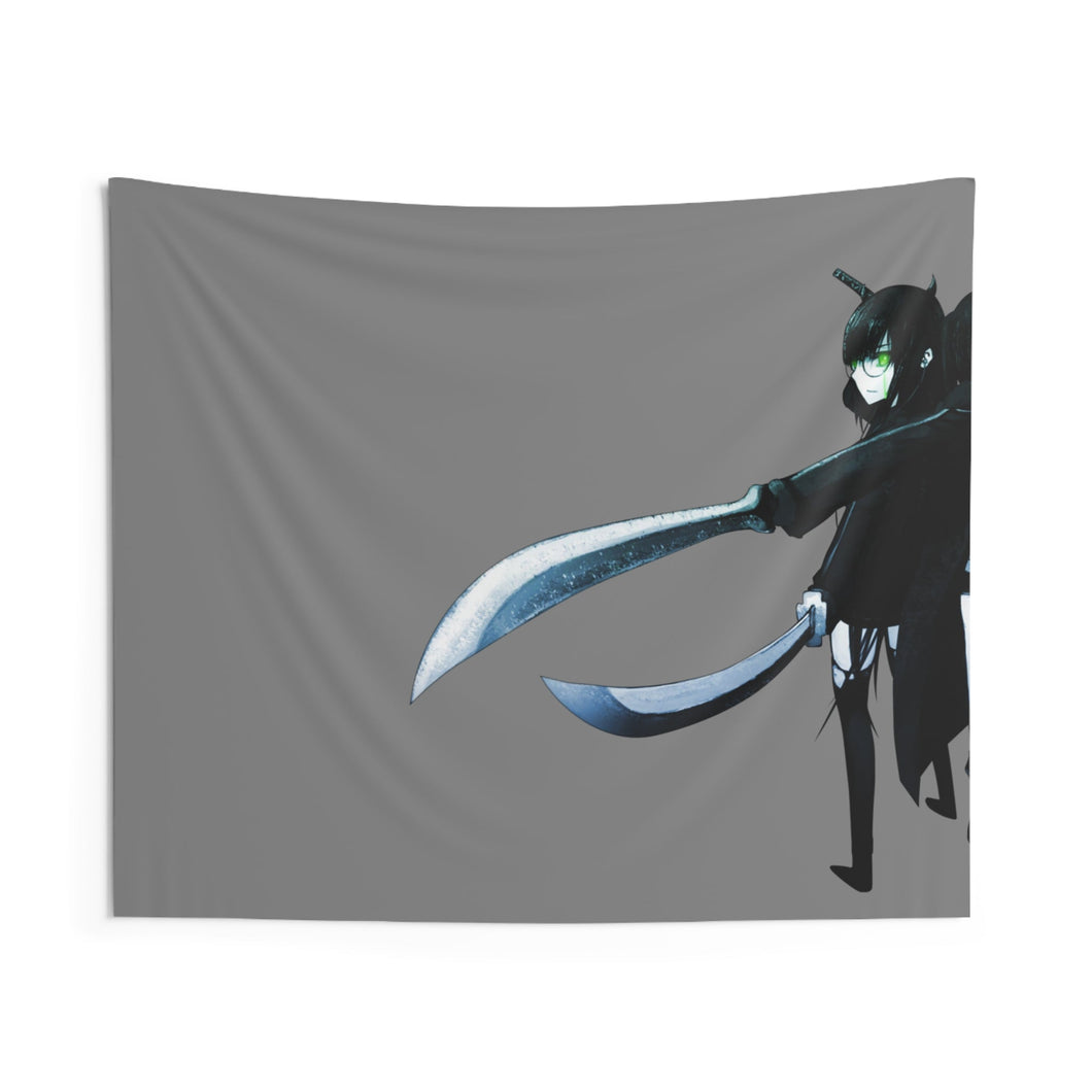 Black Rock Shooter Indoor Wall Tapestry