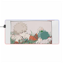 Load image into Gallery viewer, My Hero Academia Izuku Midoriya, Katsuki Bakugou RGB LED Mouse Pad (Desk Mat)
