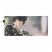 Load image into Gallery viewer, Shinya Kogami With His dominator RGB LED Mouse Pad (Desk Mat)
