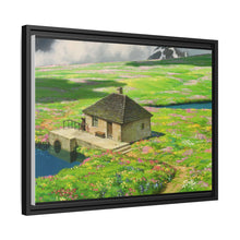 Load image into Gallery viewer, studio ghibli Howl&#39;s Moving Castle Canvas Framed Art Print
