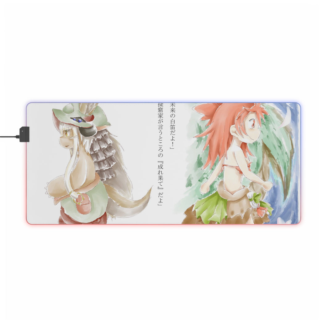 Anime Made In Abyss RGB LED Mouse Pad (Desk Mat)