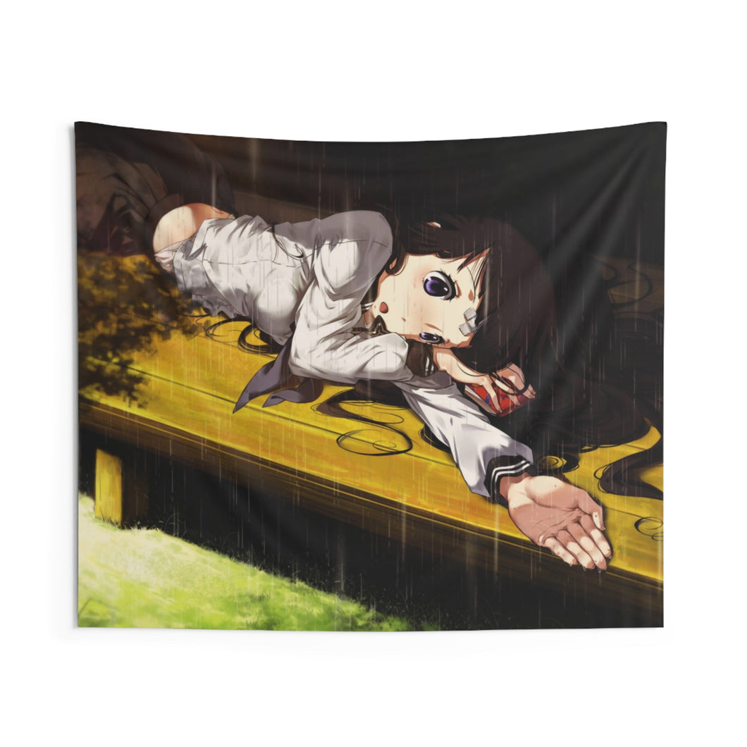 Eru Chitanda  Laying on the floor Indoor Wall Tapestry