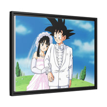 Load image into Gallery viewer, Goku and Chi-Chi Marriage Canvas Framed Art Print
