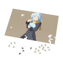 Load image into Gallery viewer, Rimuru Tempest in human form and in slime form minimalist Jigsaw Puzzle

