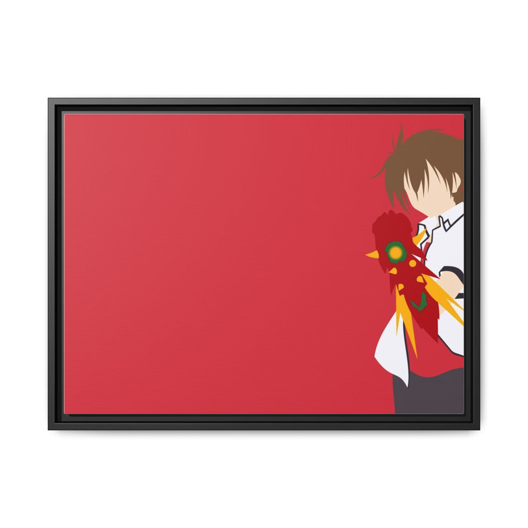 High School DxD Issei Hyoudou, Ddraig Canvas Framed Art Print