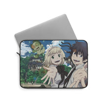Load image into Gallery viewer, Blue Exorcist Rin Okumura, Kuro, Shiemi Moriyama Laptop Sleeve
