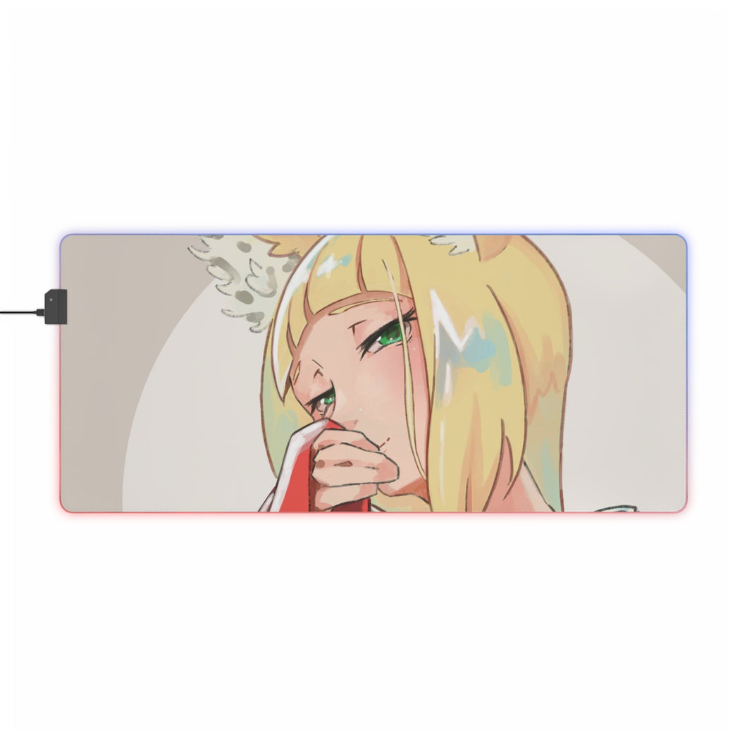 Is It Wrong to Try to Pick Up Girls in a Dungeon? RGB LED Mouse Pad (Desk Mat)