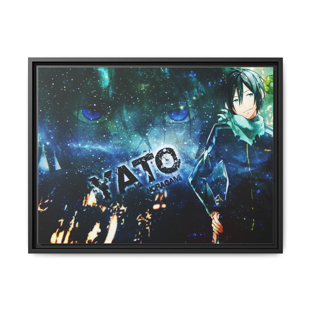 Noragami Yato, Noragami Canvas Framed Art Print