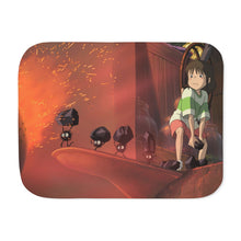 Load image into Gallery viewer, Anime Spirited Away Sherpa Blanket
