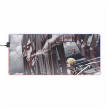 Load image into Gallery viewer, Anime Attack On Titan RGB LED Mouse Pad (Desk Mat)
