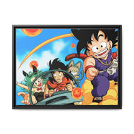 Dragon Ball Adventure Canvas Framed Art Print