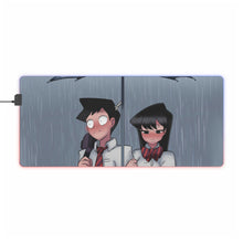 Load image into Gallery viewer, Komi Can&#39;t Communicate Komi Shouko, Tadano Hitohito RGB LED Mouse Pad (Desk Mat)
