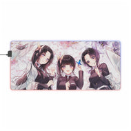 Demon Slayer: Kimetsu no Yaiba RGB LED Mouse Pad (Desk Mat)