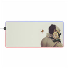 Load image into Gallery viewer, Jotaro Kujo and Jolyne Cujoh RGB LED Mouse Pad (Desk Mat)
