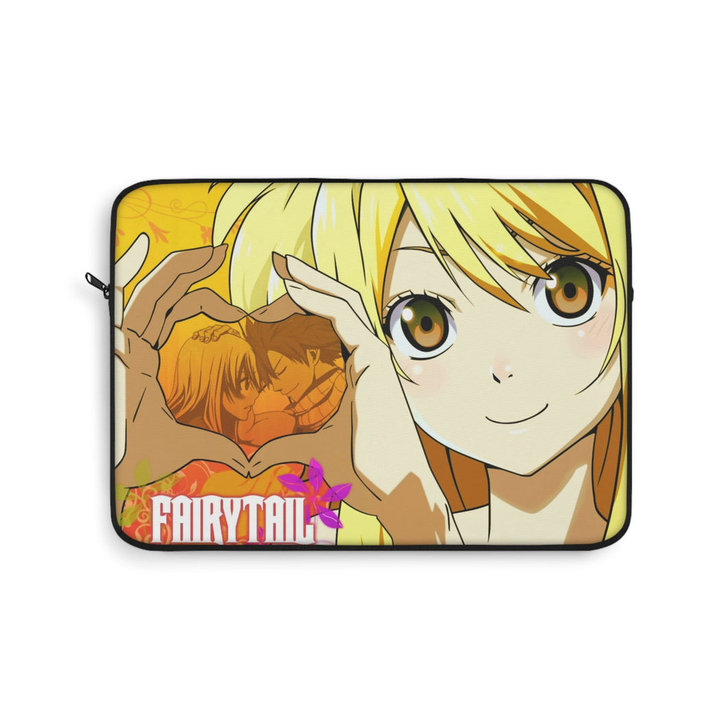 Fairy Tail Natsu Dragneel, Lucy Heartfilia Laptop Sleeve