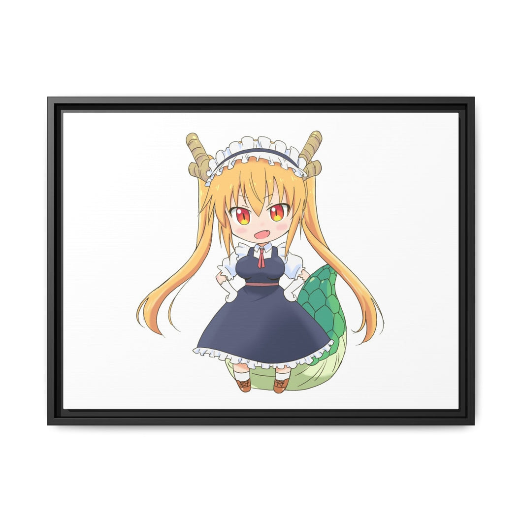 Anime Miss Kobayashi's Dragon Maid Canvas Framed Art Print