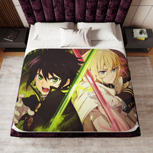 Load image into Gallery viewer, Anime Seraph of the End Sherpa Blanket
