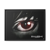 Anime Death Noter Canvas Framed Art Print