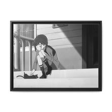 Load image into Gallery viewer, Ichigo 015 and Black Cat Canvas Framed Art Print
