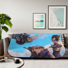 Load image into Gallery viewer, Anime Dragon Ball Sherpa Blanket
