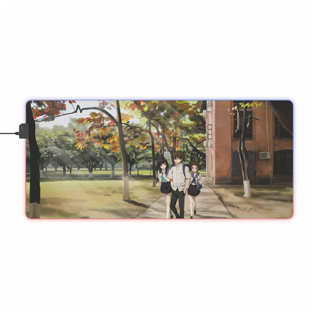 Hyouka Eru Chitanda, Mayaka Ibara RGB LED Mouse Pad (Desk Mat)