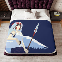 Load image into Gallery viewer, San Mononoke Hime / Princess Mononoke Sherpa Blanket
