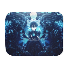 Load image into Gallery viewer, Sword Art Online Kazuto Kirigaya Sherpa Blanket
