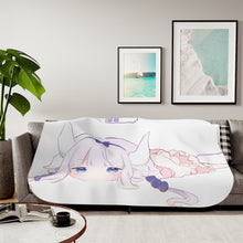 Load image into Gallery viewer, Miss Kobayashi&#39;s Dragon Maid Kanna Kamui, Kobayashi San Chi No Maid Dragon Sherpa Blanket
