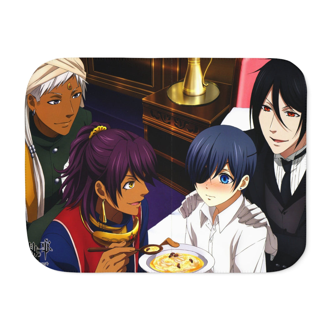 Black Butler Sherpa Blanket